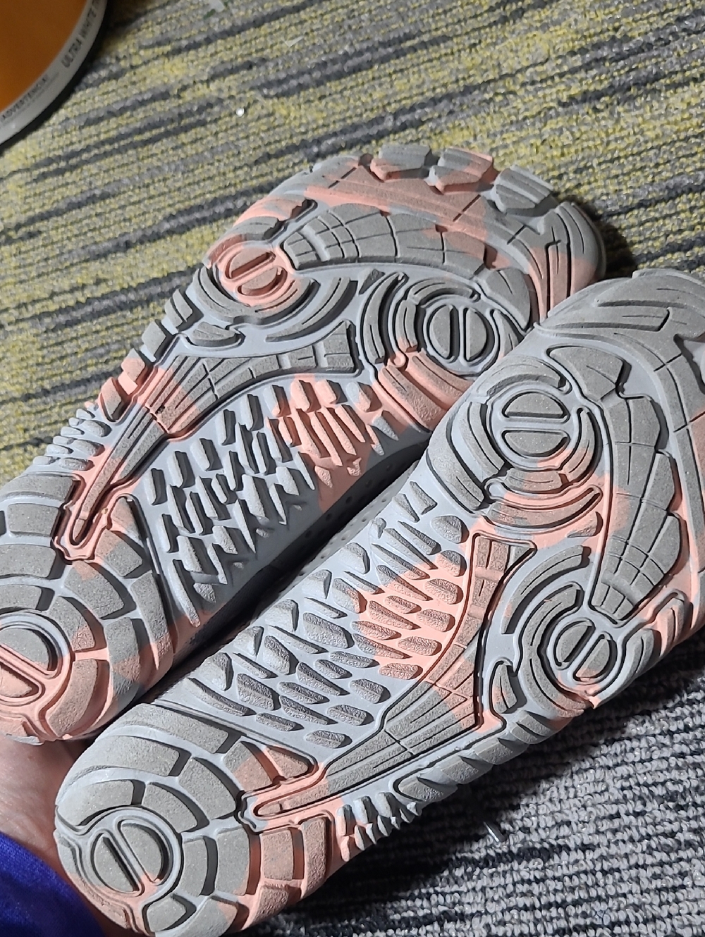 Pink And Gray Camo Shoes - Picture 6 of 7